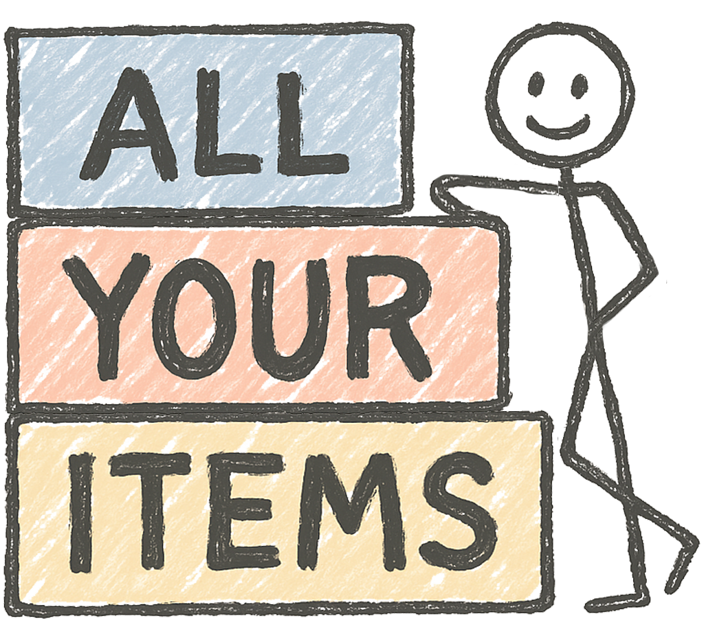 All Your Items Logo